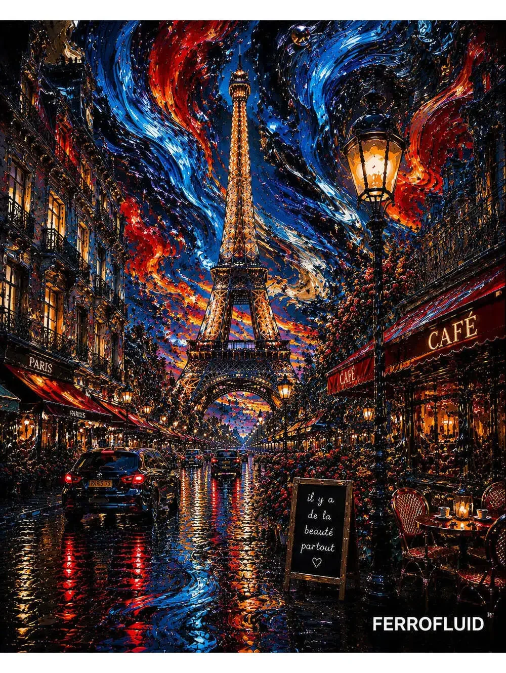 4174 Paris Styles Eiffel Tower 